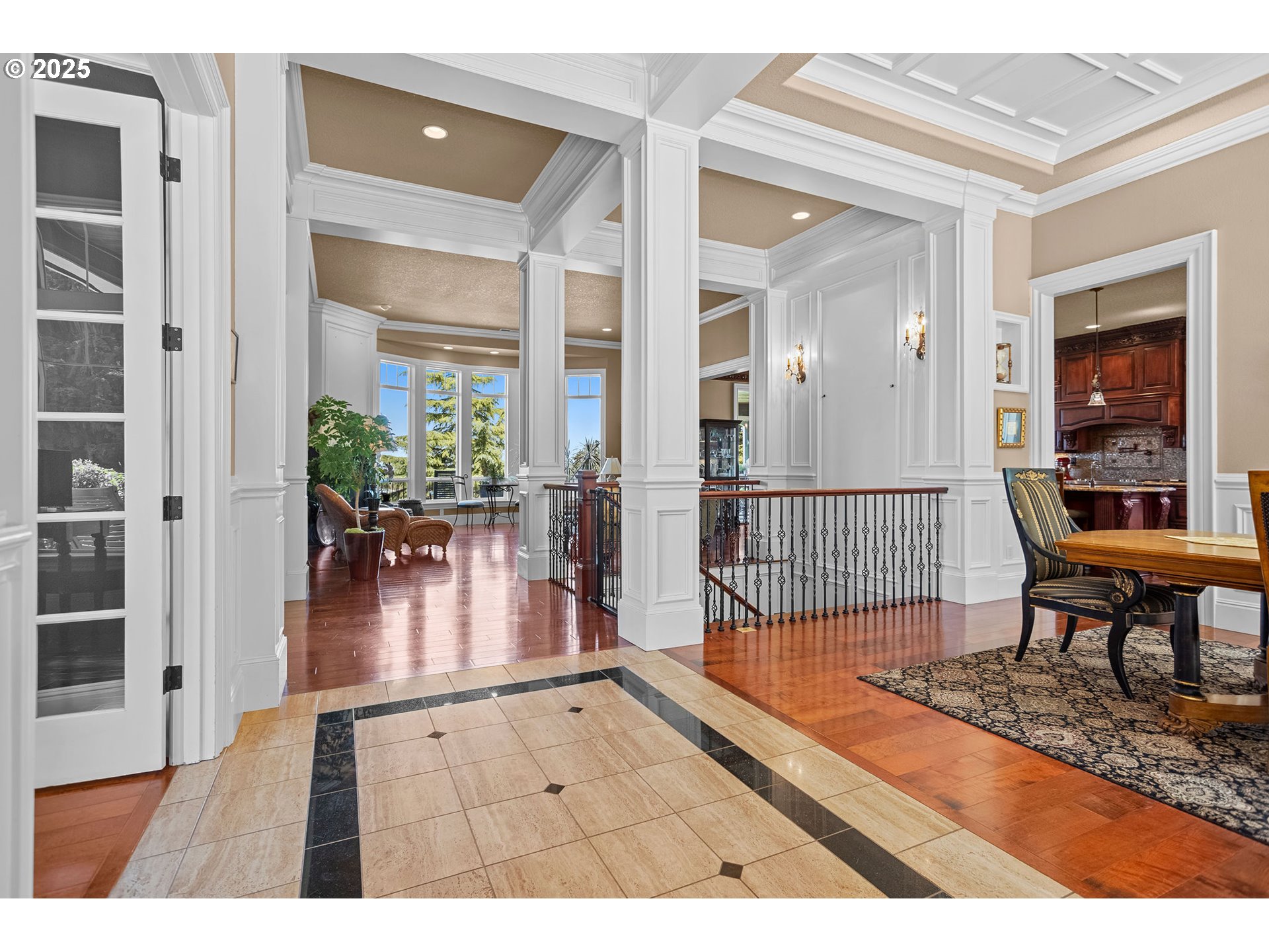 8438 Cascade Highway Northeast Silverton, OR 97381 - Photo 2 of 48 a lobby with furniture and floor to ceiling window