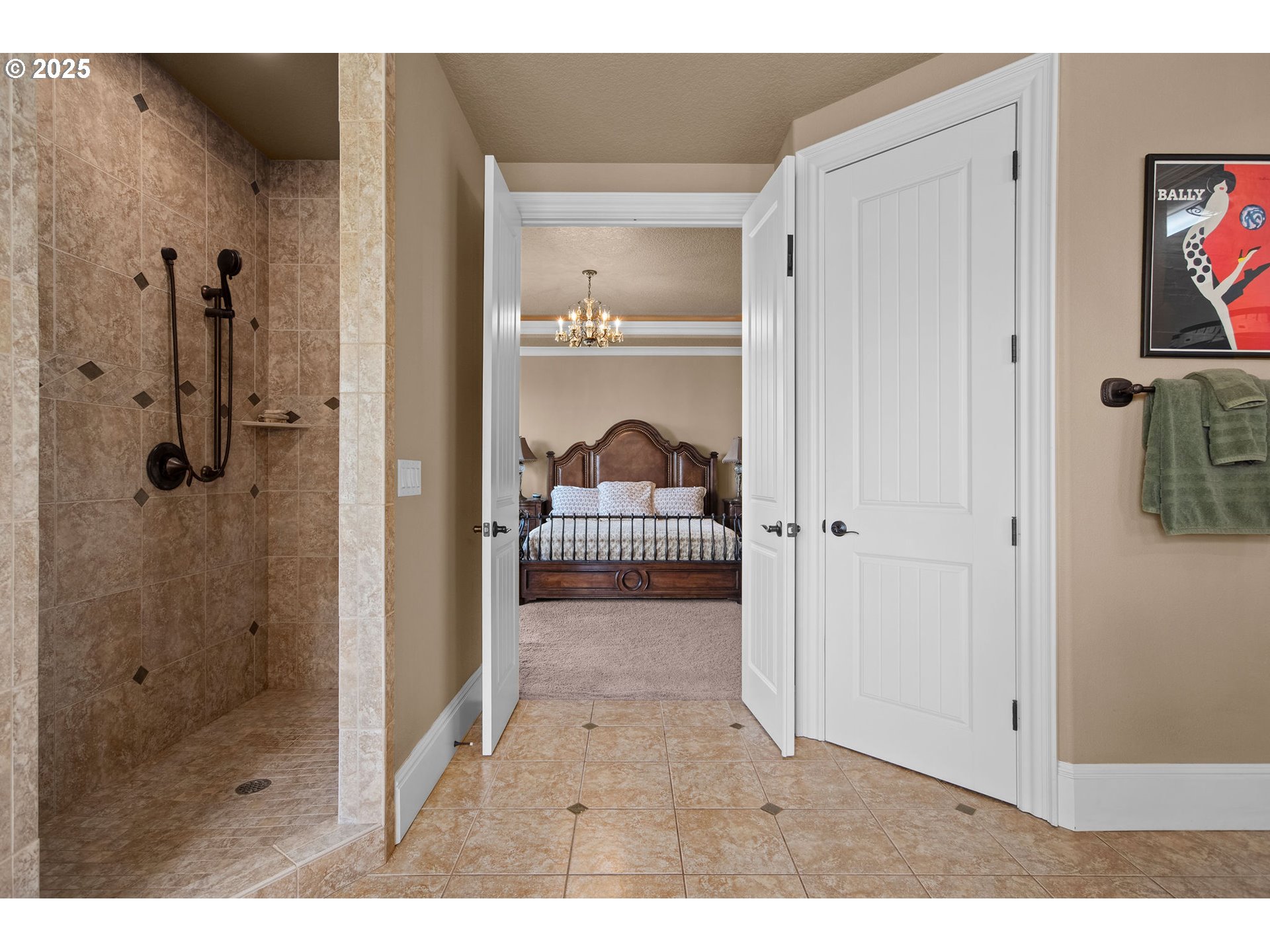 8438 Cascade Highway Northeast Silverton, OR 97381 - Photo 22 of 48 a view of a hallway view with wooden floor and bathroom