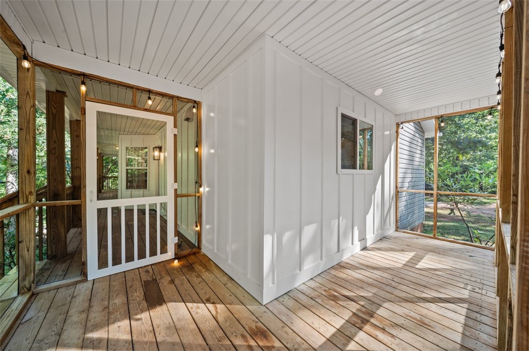 1258 Cove Creek Road Pickens, SC 29671 - Photo 24 of 44 Screened porch-main house