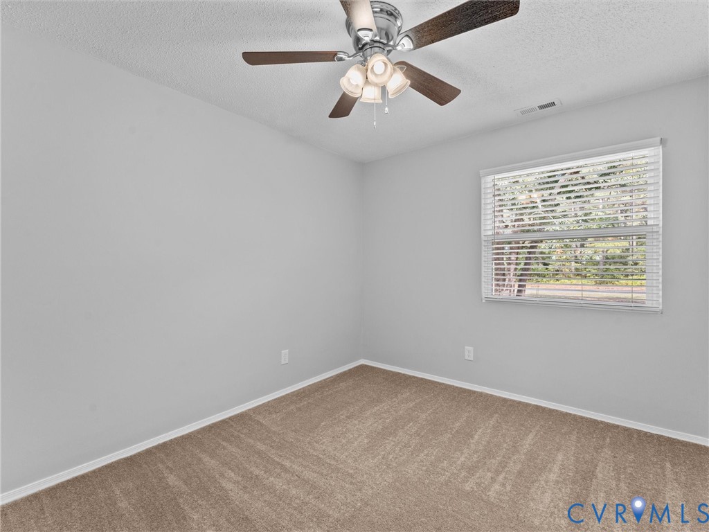 6927 Carsley Road Waverly, VA 23890 - Photo 21 of 51 Neutral wall paint, ceiling fan with light fixture