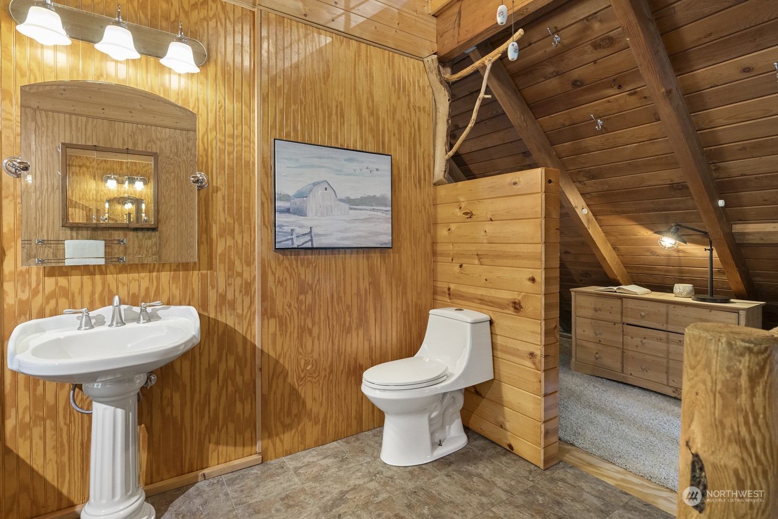 52703 Deep Woods Road Index, WA 98256 - Photo 10 of 29 a bathroom with a sink toilet and shower