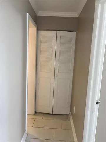 a view of an empty room