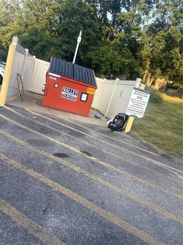 a view of outdoor space with sitting area