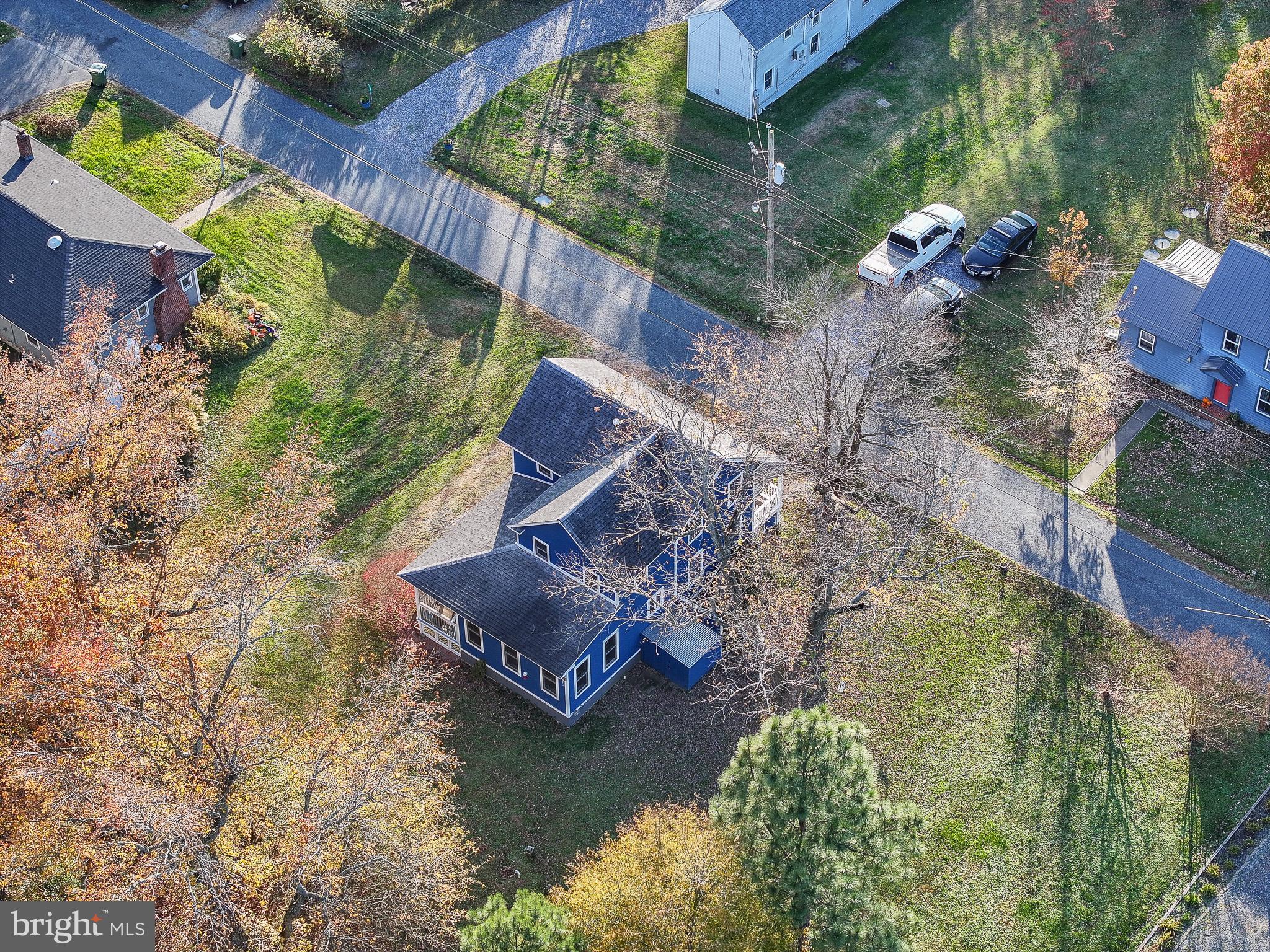8805 Cummings Road Wittman, MD 21676 - Photo 28 of 39 a aerial view of a house with a yard