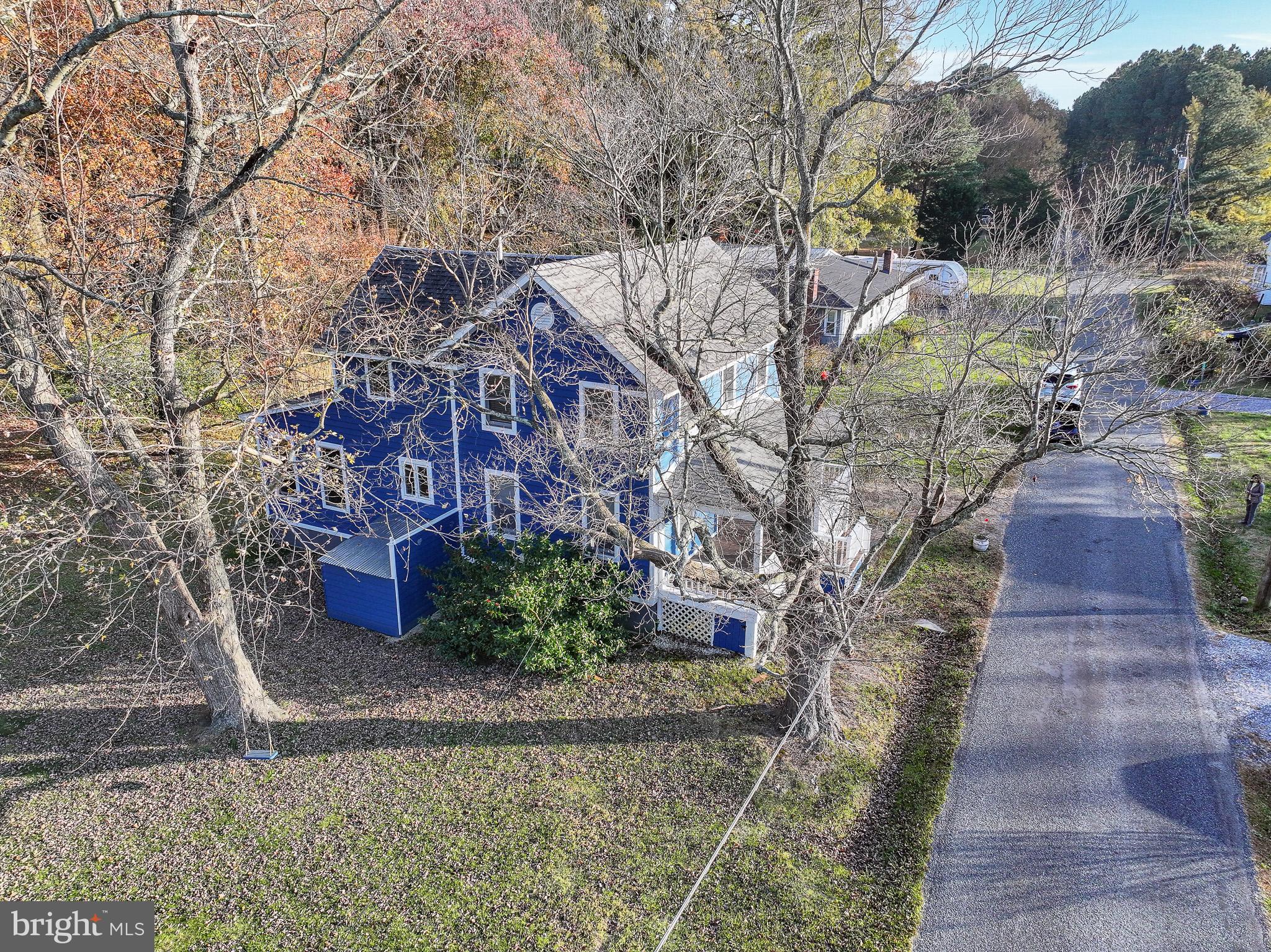 8805 Cummings Road Wittman, MD 21676 - Photo 32 of 39 a view of a yard with plants and trees