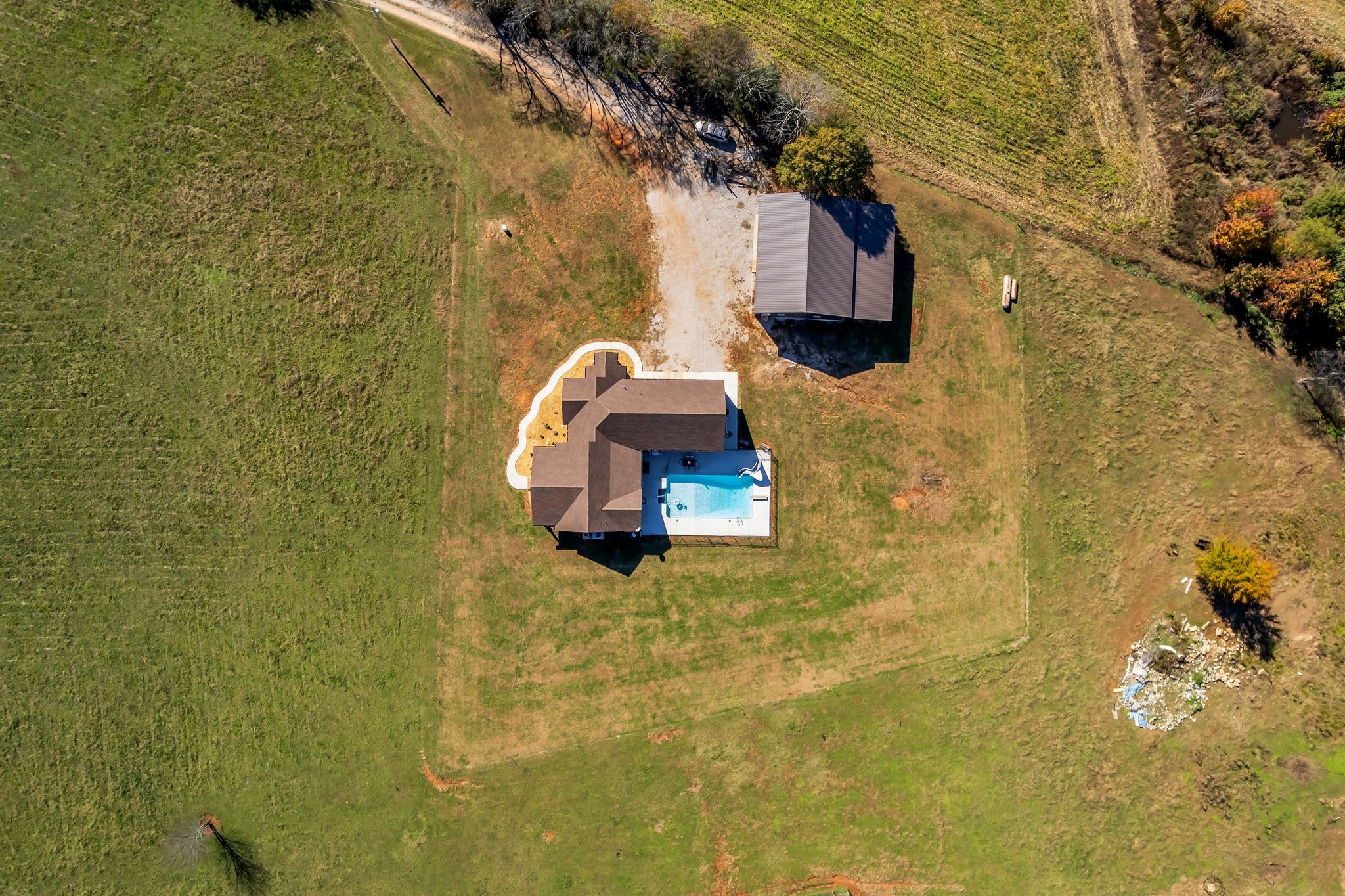 1645 Oak Grove Road Decherd, TN 37324 - Photo 46 of 46 a bathroom with a sink and a mirror