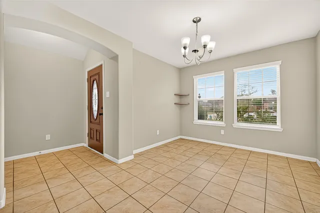 a view of an empty room with window