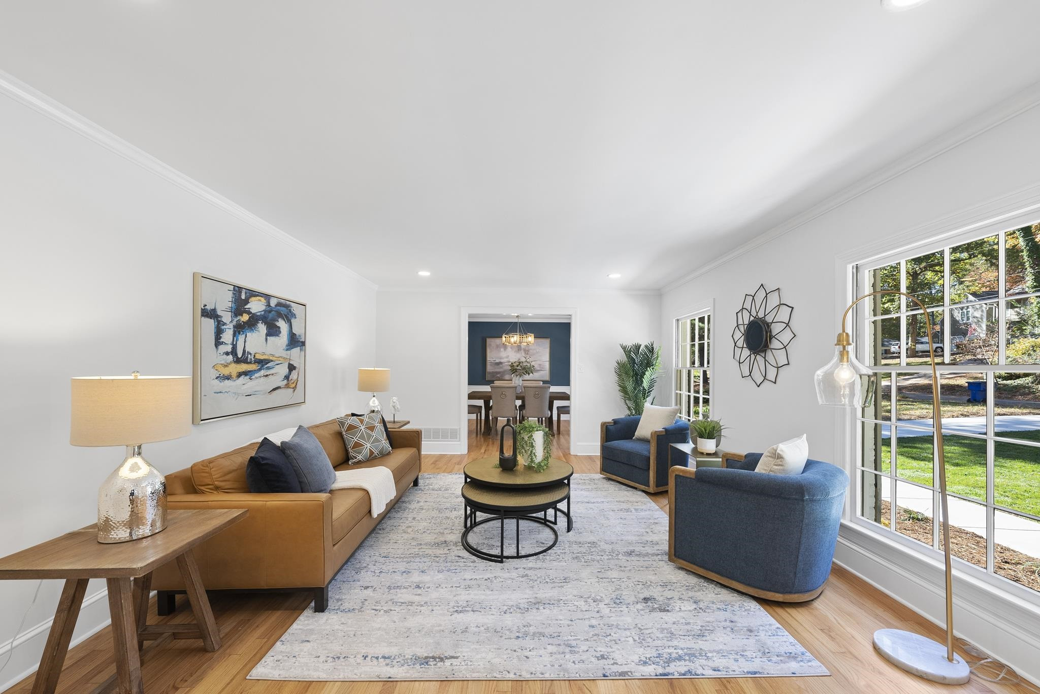 6908 Fernhill Lane Raleigh, NC 27612 - Photo 3 of 24 a living room with furniture and a window