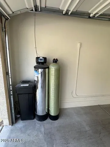 a view of water heater room