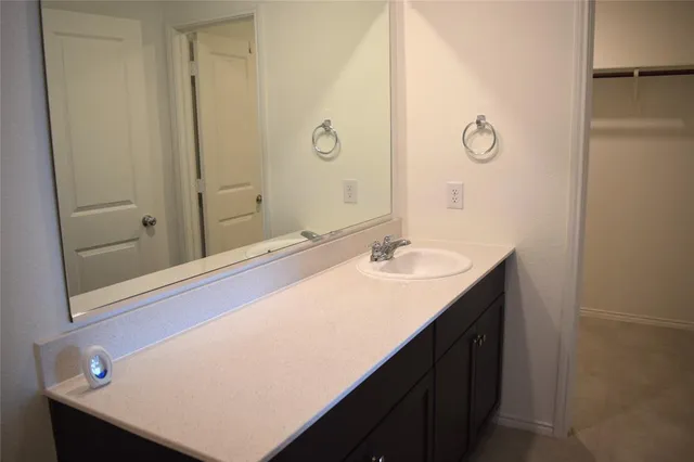 a view of hallway with shower