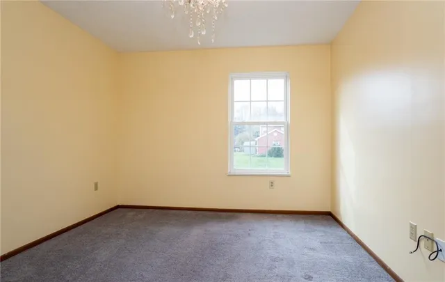 a view of an empty room