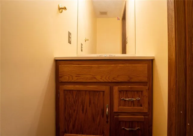 a view of front door