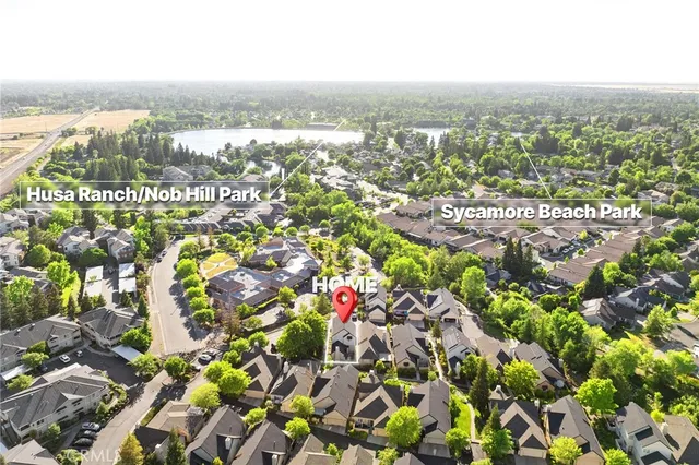 a view of city and ocean