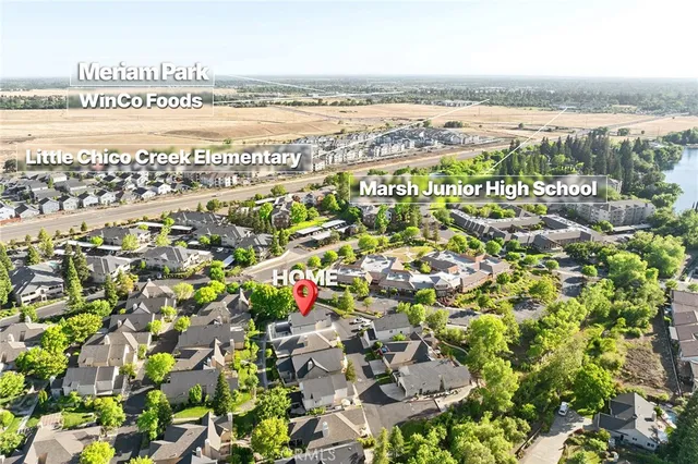 a view of city and mountain