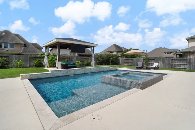 a view of a street with houses