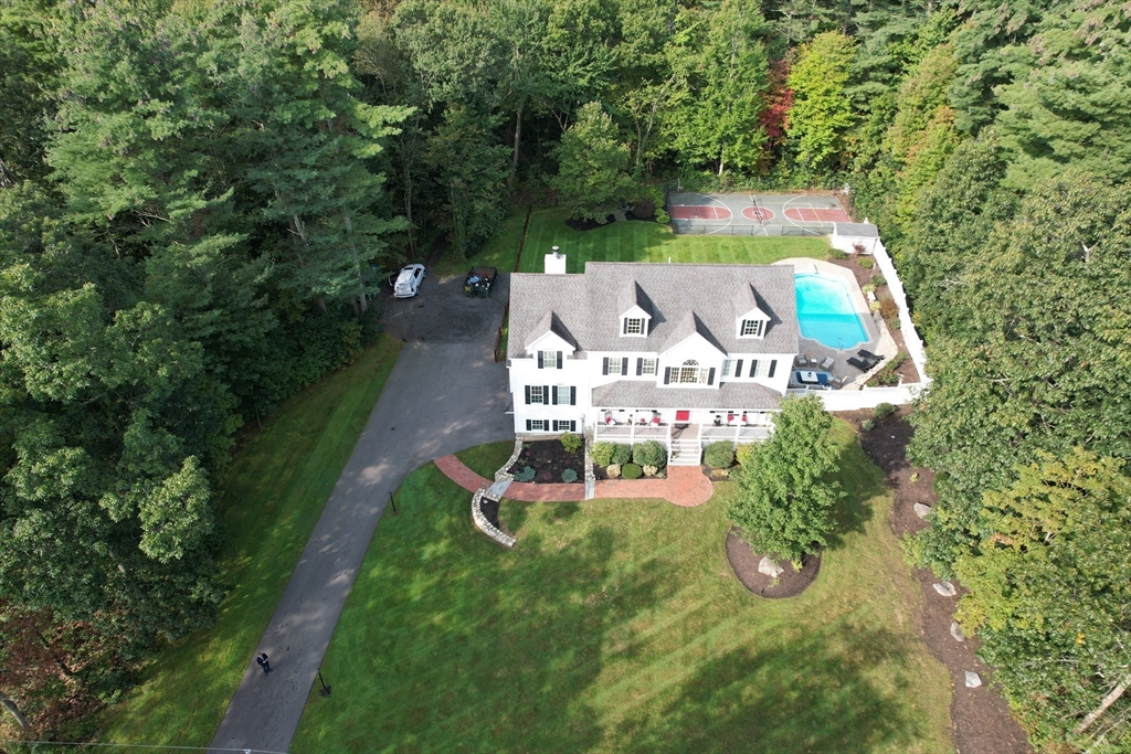 120 Benjamin Road Shirley, MA 01464 - Photo 3 of 38 an aerial view of a house with garden space sitting space and garden view
