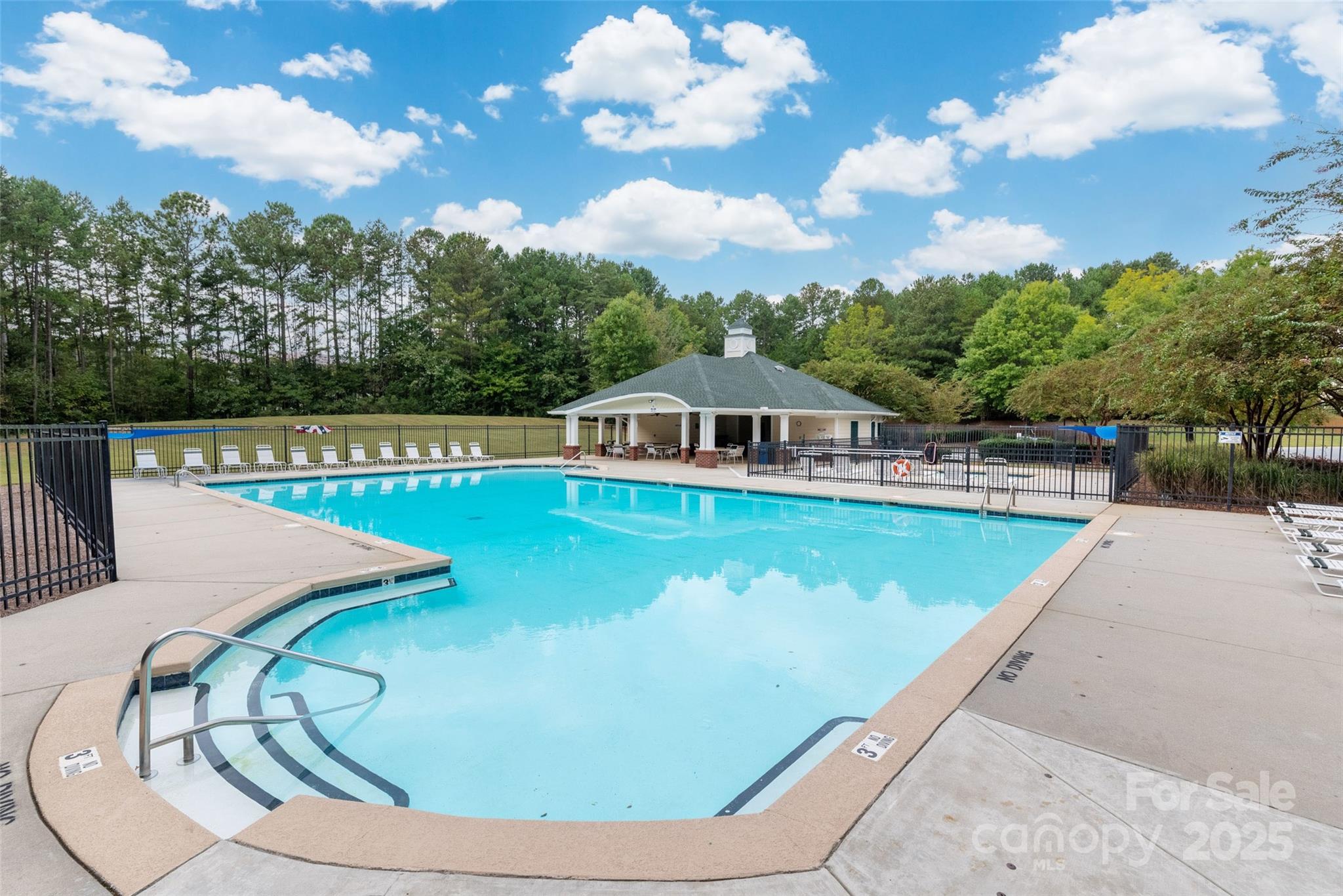 1004 Toquima Trail Monroe, NC 28110 - Photo 34 of 38 a view of swimming pool with seating space