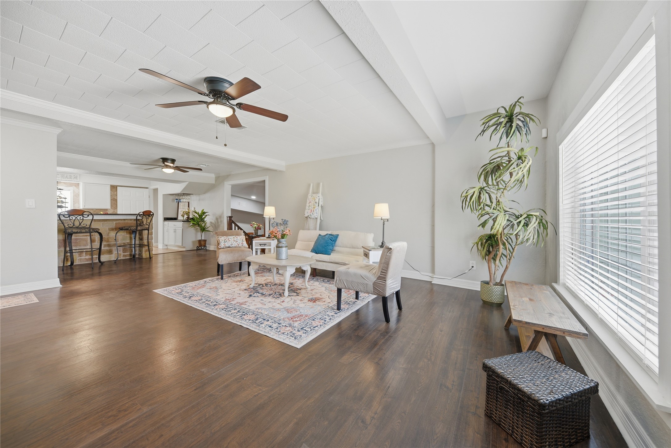 1702 Rampart Street Columbus, TX 78934 - Photo 35 of 38 a living room with furniture and wooden floor