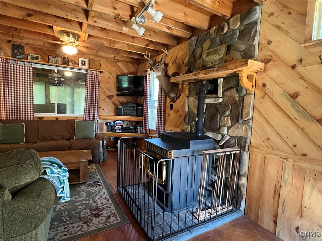 263 Mitchell Road Macomb, NY 13654 - Photo 14 of 48 Pellet stove