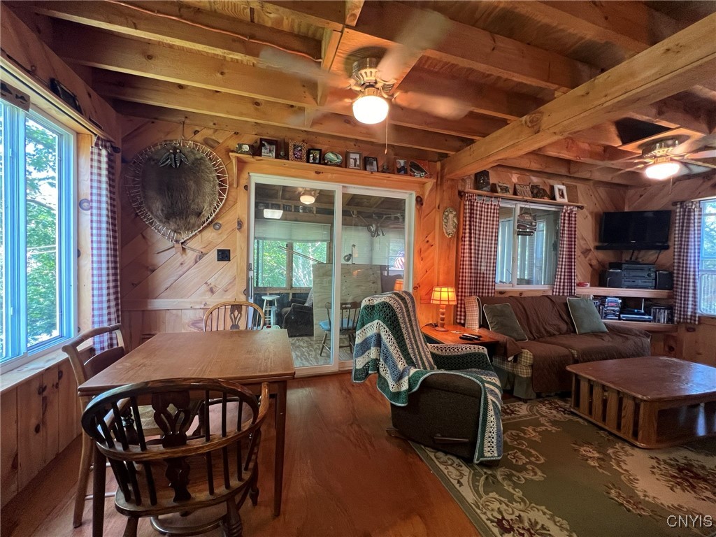 263 Mitchell Road Macomb, NY 13654 - Photo 21 of 48 Open dining/living area