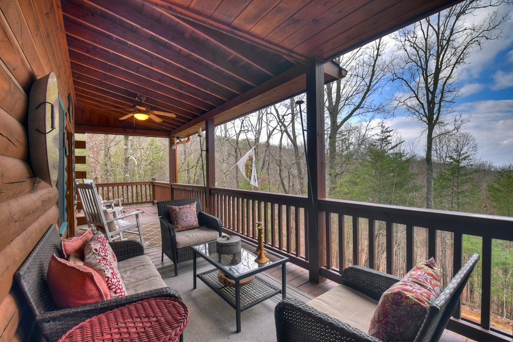 54 Channing Ridge Road Morganton, GA 30560 - Photo 25 of 54 a balcony with furniture