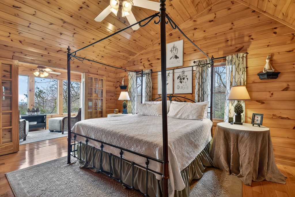 54 Channing Ridge Road Morganton, GA 30560 - Photo 50 of 54 a bed room with two beds and next to a window