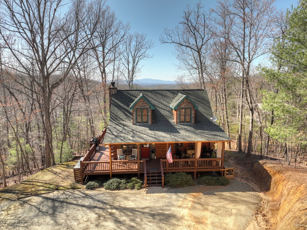 54 Channing Ridge Road Morganton, GA 30560 - Photo 54 of 54 a house with trees in front of it