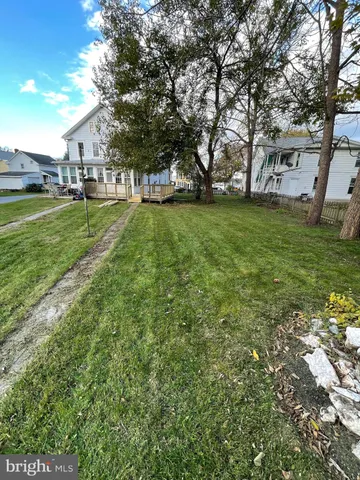 a view of road with trees