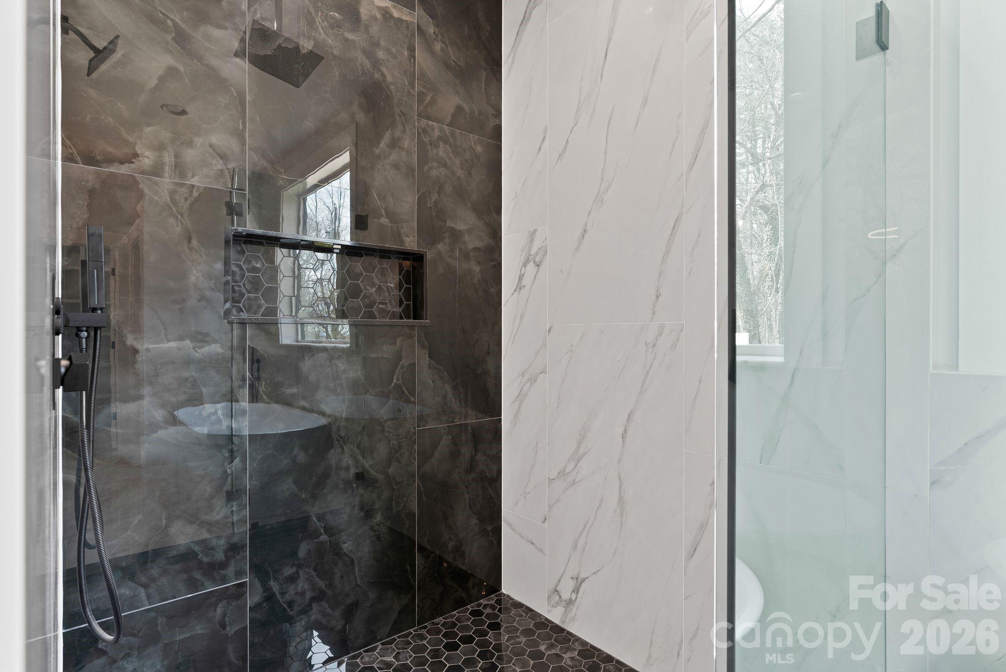 19 East Starnes Cove Road Asheville, NC 28806 - Photo 23 of 46 a bathroom with a shower