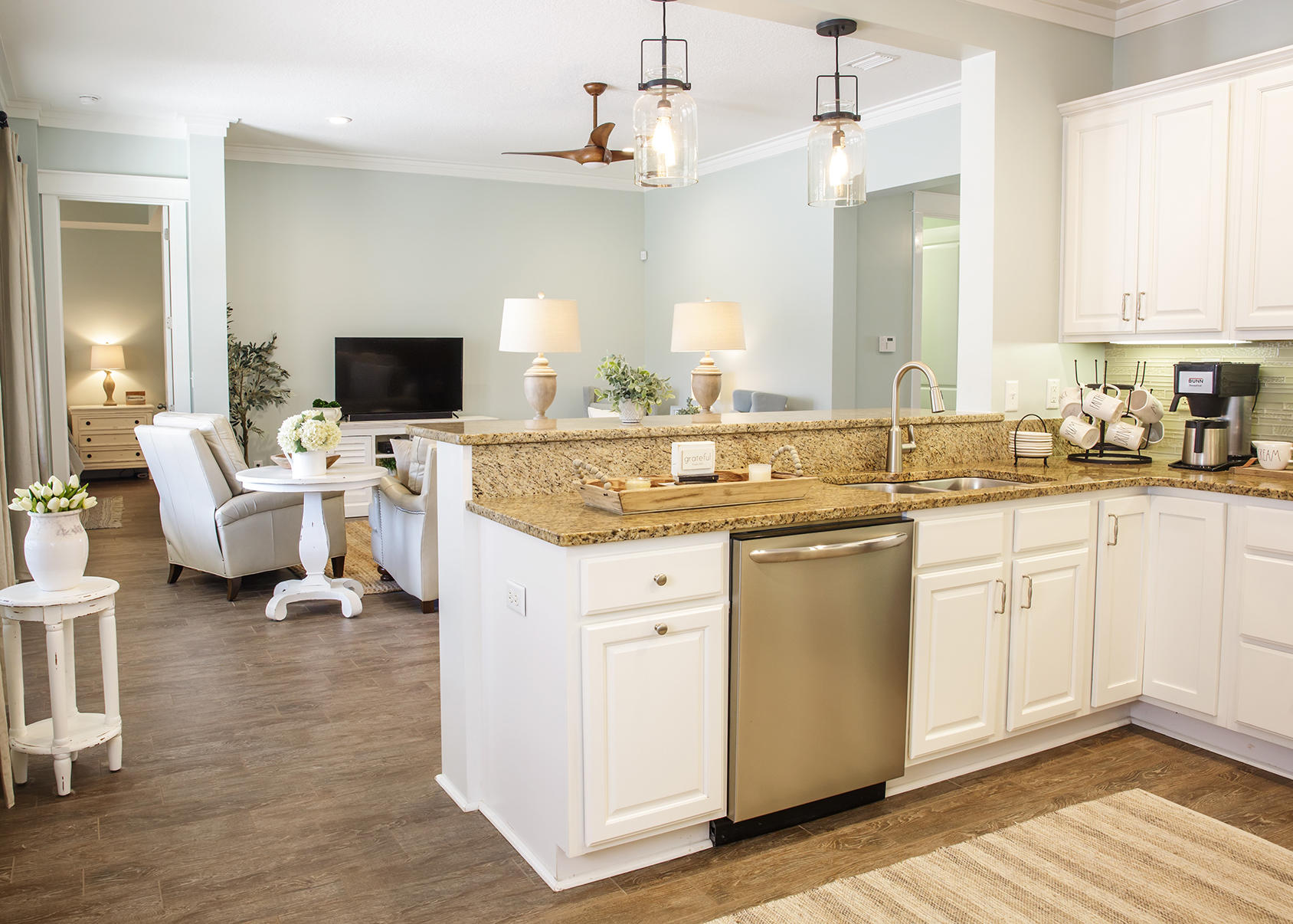 333 Blue Sage Road Panama City Beach, FL 32413 - Photo 8 of 28 Kitchen to living 2