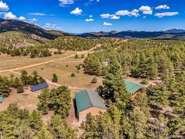 a view of an ocean and city