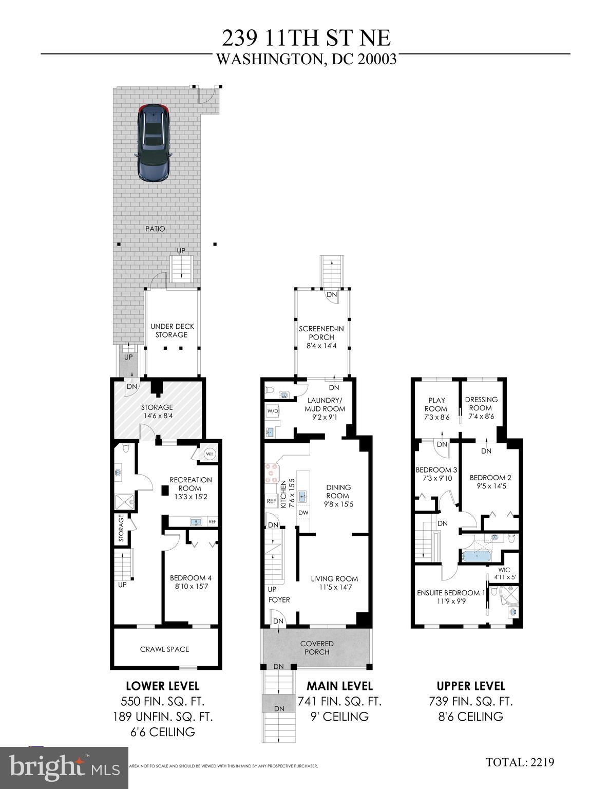 239 11th Street Southeast Washington, DC 20003 - Photo 53 of 53 Floorplans.