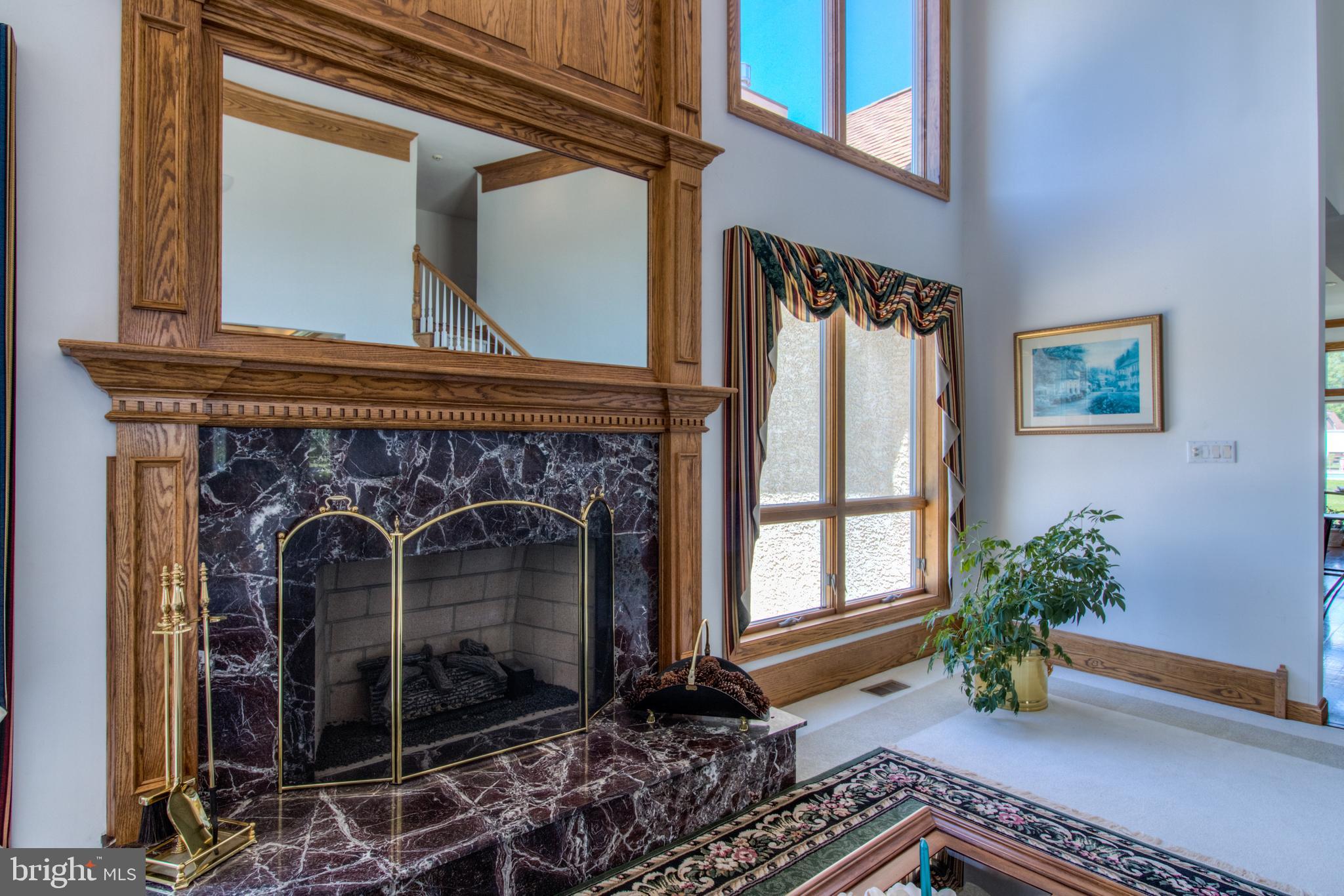 220 Silver Birch Lane Bear, DE 19701 - Photo 10 of 44 Great Room Fireplace with Turkish marble