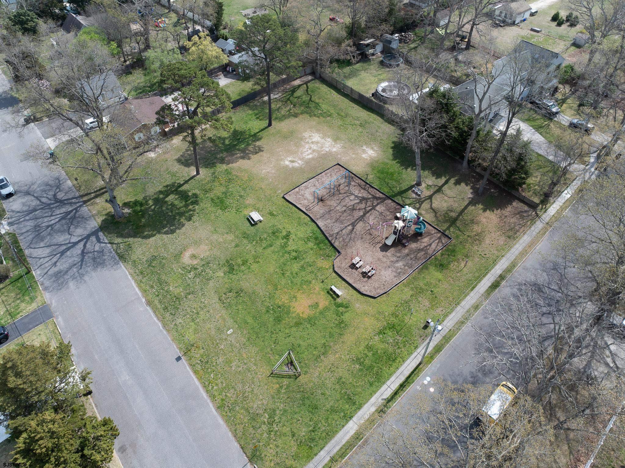395 1st Street Northfield, NJ 08225 - Photo 53 of 54 an aerial view of a backyard