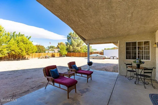 a outdoor space with furniture