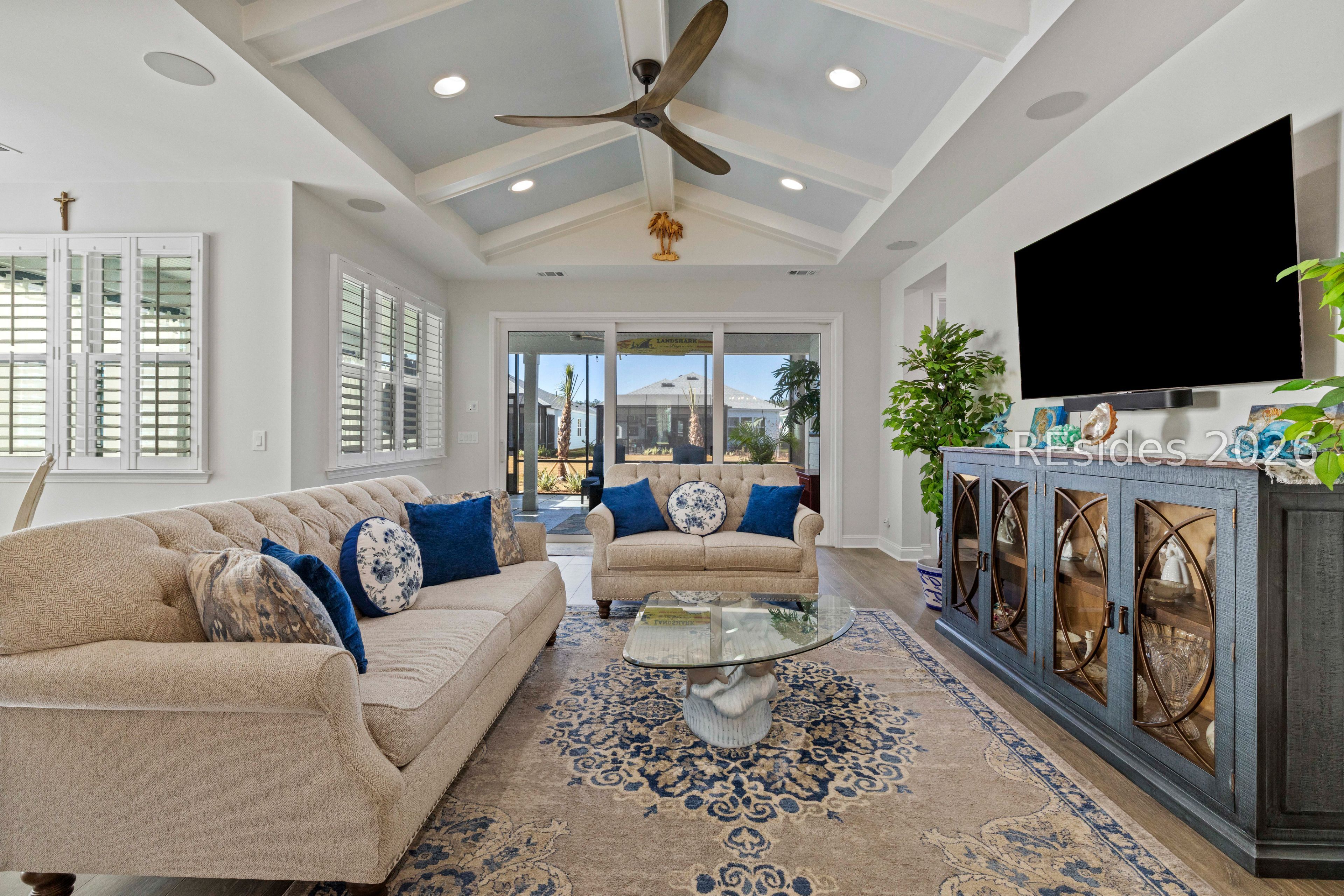 952 Good Life Way Hardeeville, SC 29927 - Photo 13 of 45 Fabulous Great Room w/coffered ceiling!