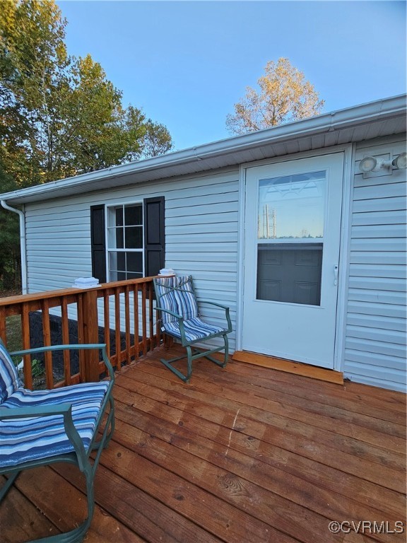 125 Lone Pine Road Crewe, VA 23930 - Photo 10 of 25 View of deck