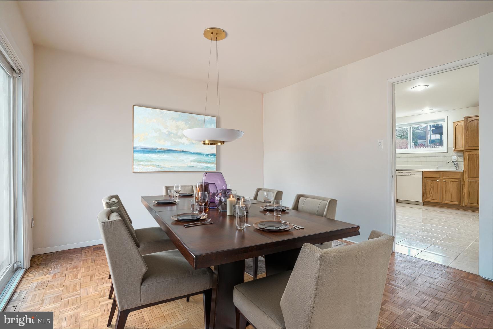 11350 Links Drive Reston, VA 20190 - Photo 7 of 22 a view of a dining room with furniture