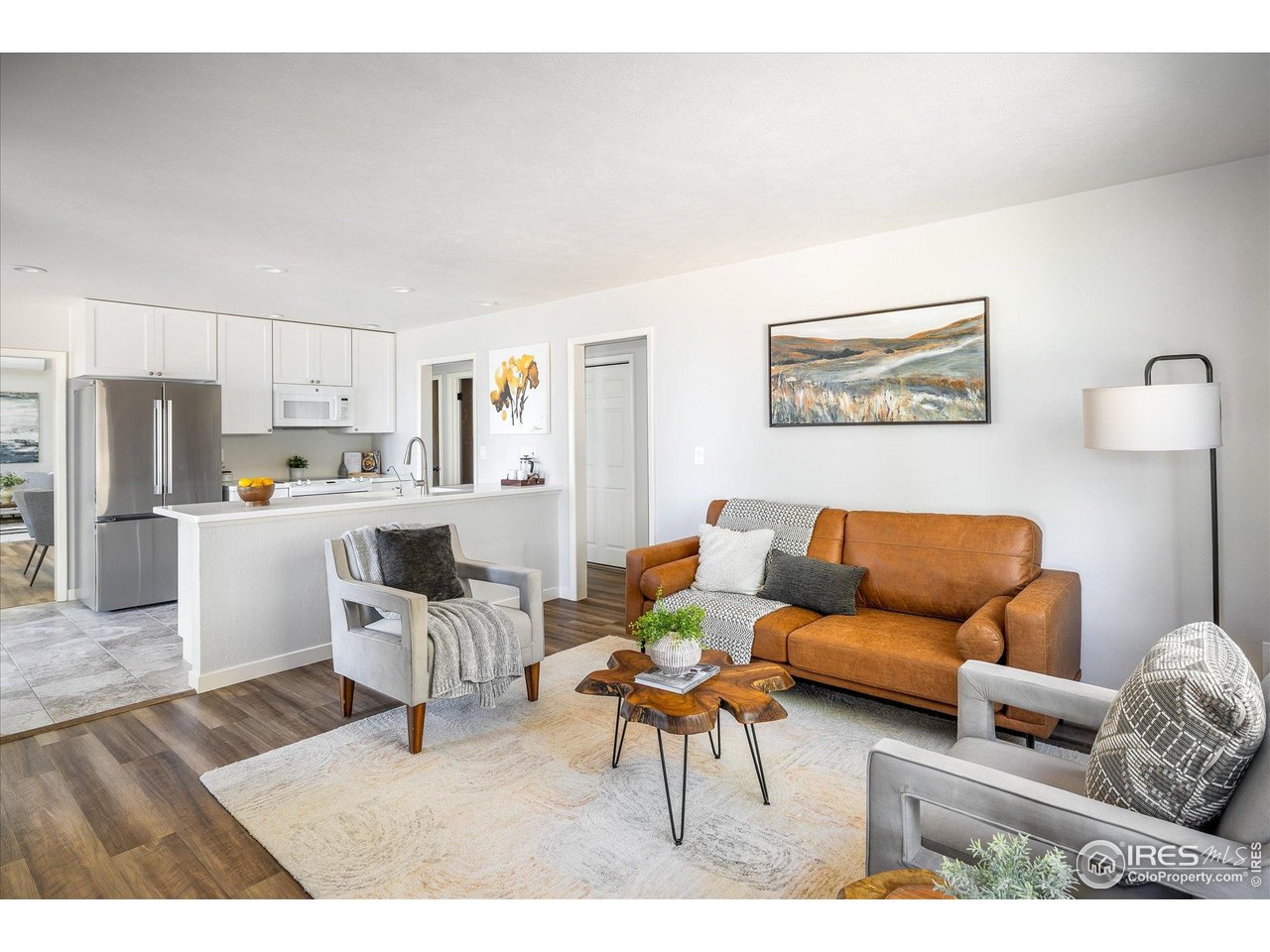 74 Sky Trail Road Boulder, CO 80302 - Photo 11 of 34 open to modern kitchen