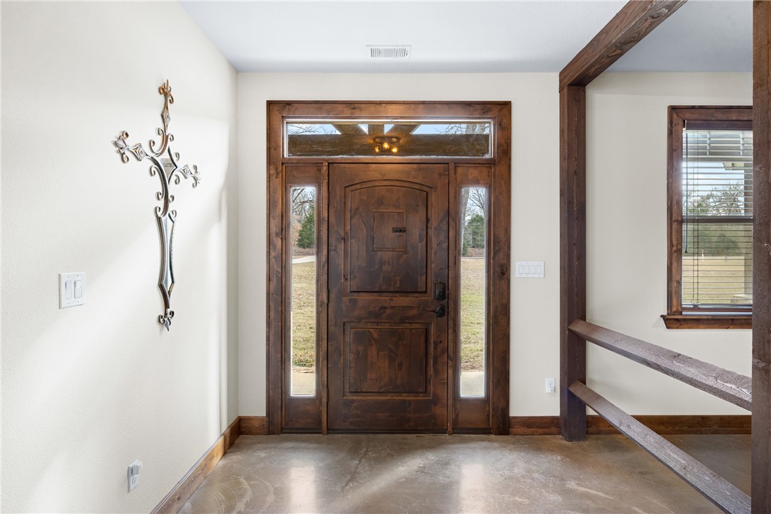 7440 Fm 39 Road South North Zulch, TX 77872 - Photo 12 of 50 a view of a hallway with wooden floor and closet