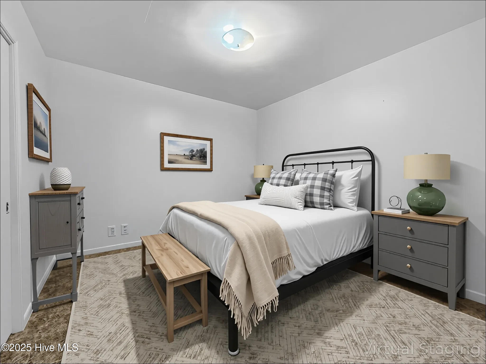 208 South End Road Knotts Island, NC 27950 - Photo 33 of 49 Virtually Staged Bedroom 1