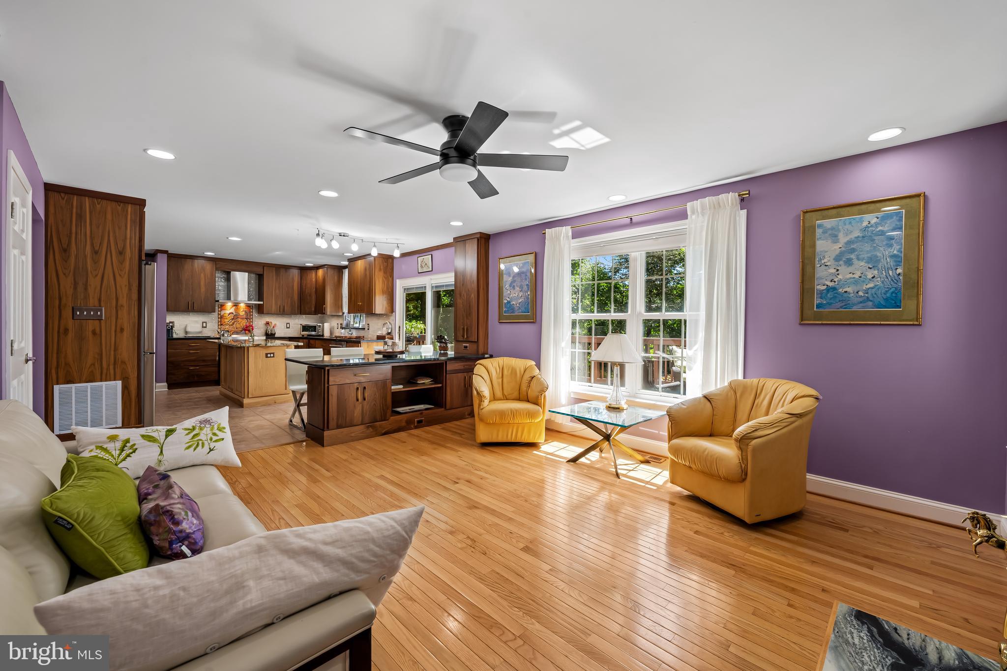 5026 Mt Carmel Road Hampstead, MD 21074 - Photo 20 of 57 a living room with furniture kitchen view and a large window