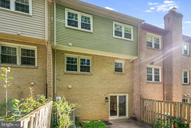 a view of a backyard with a garden