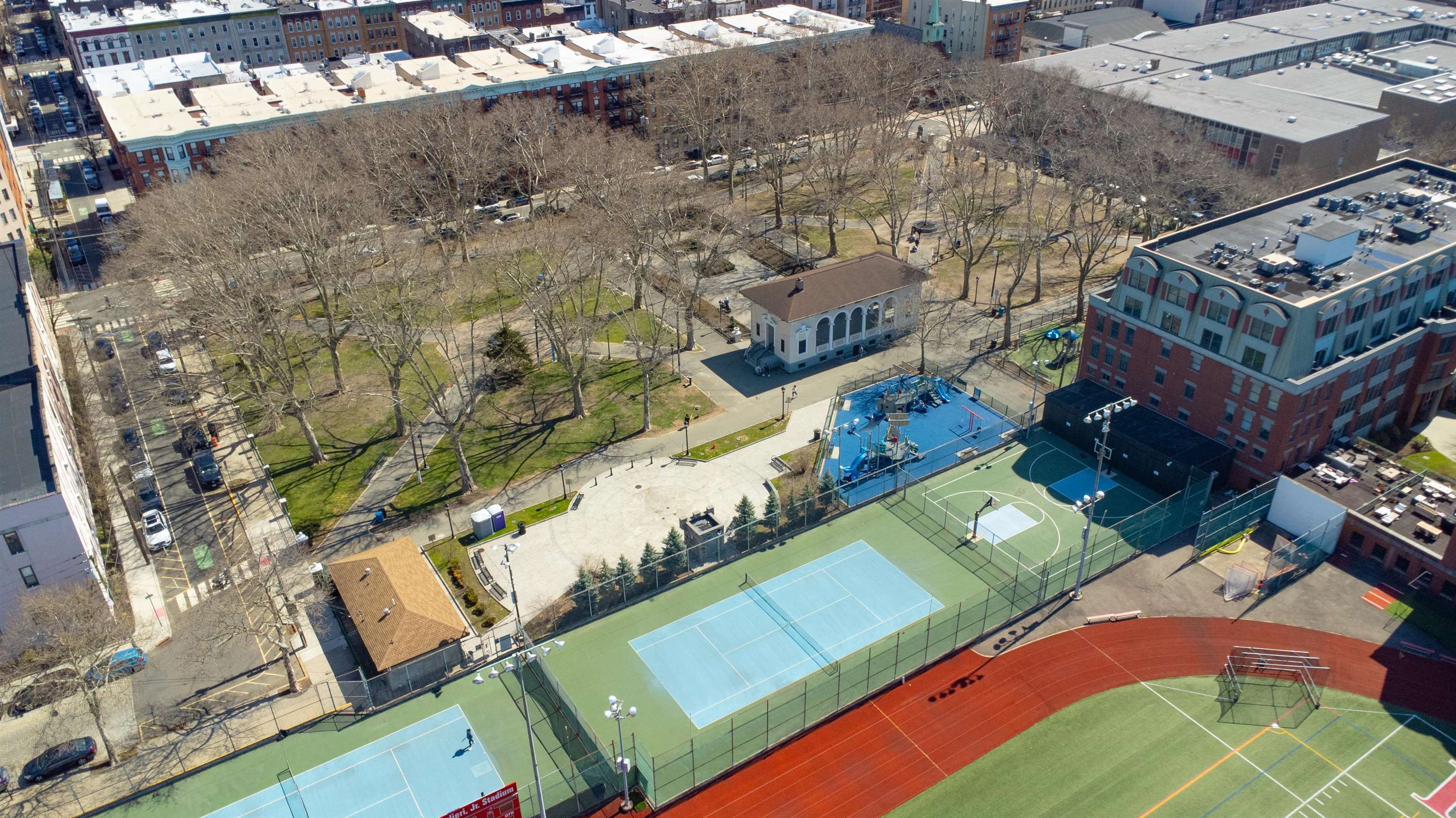 456 9th Street, Unit 9 Hoboken, NJ 07030 - Photo 2 of 29 an aerial view of a yard