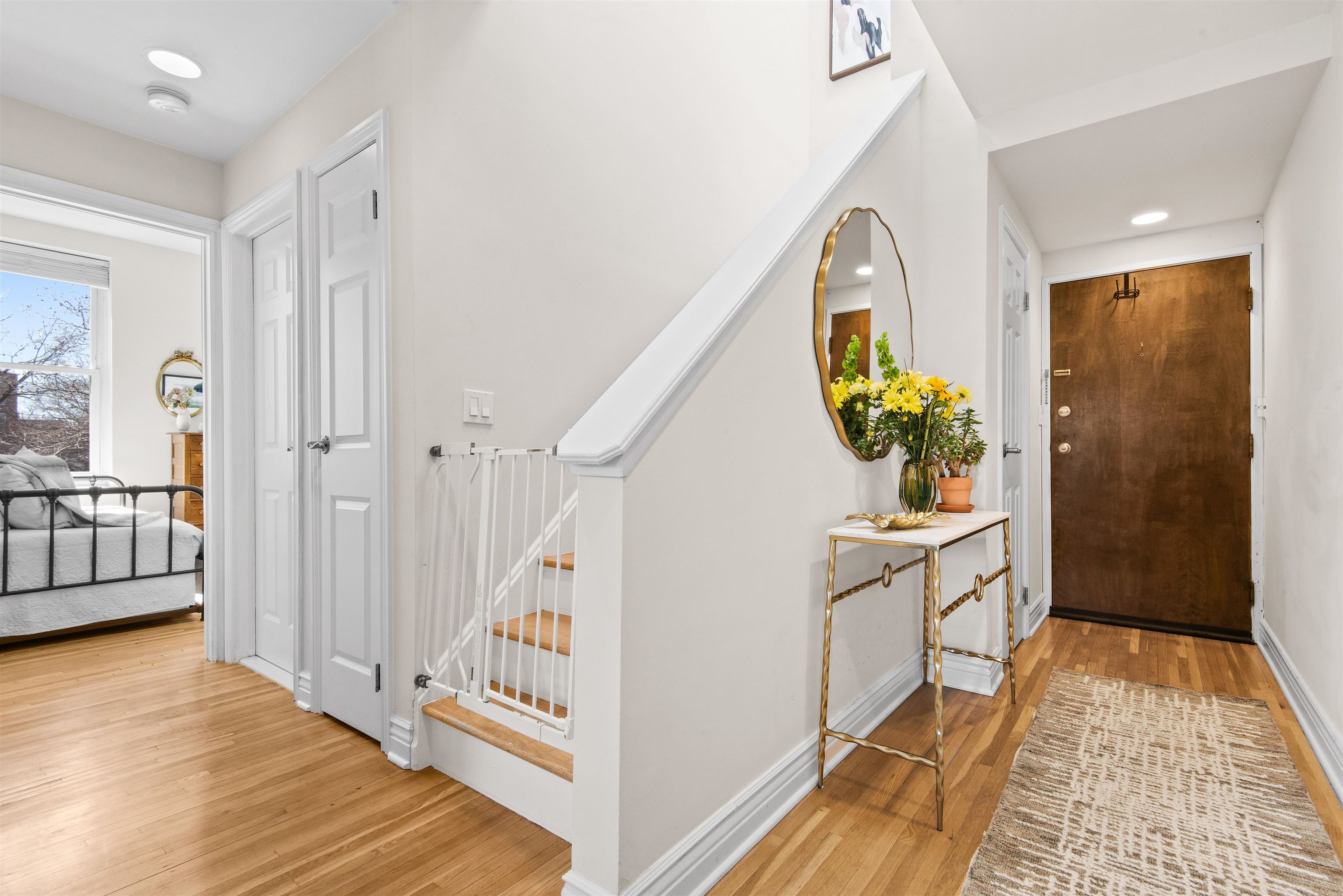 456 9th Street, Unit 9 Hoboken, NJ 07030 - Photo 21 of 29 a view of an entryway with wooden floor
