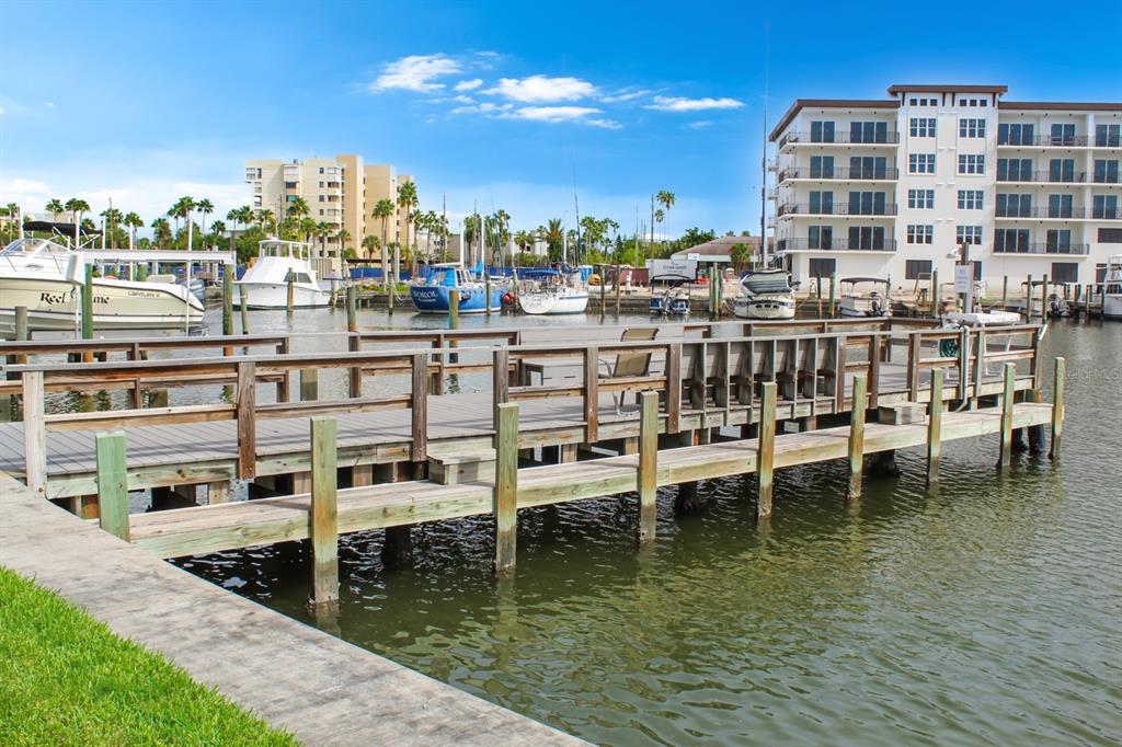 215 Medallion Boulevard, Unit G Madeira Beach, FL 33708 - Photo 27 of 29 a view of a water yard and city view