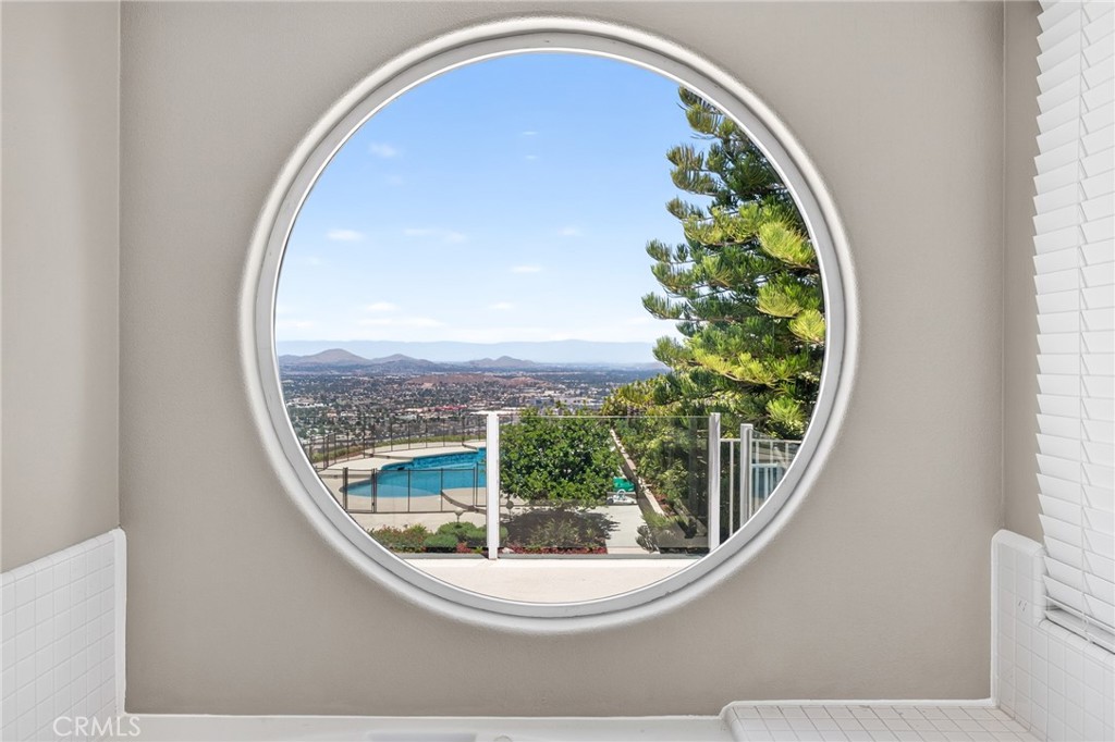 16318 Sun Summit Drive Riverside, CA 92503 - Photo 12 of 47 View from primary bedroom tub 16318 sun summit drive, riverside, california 92503