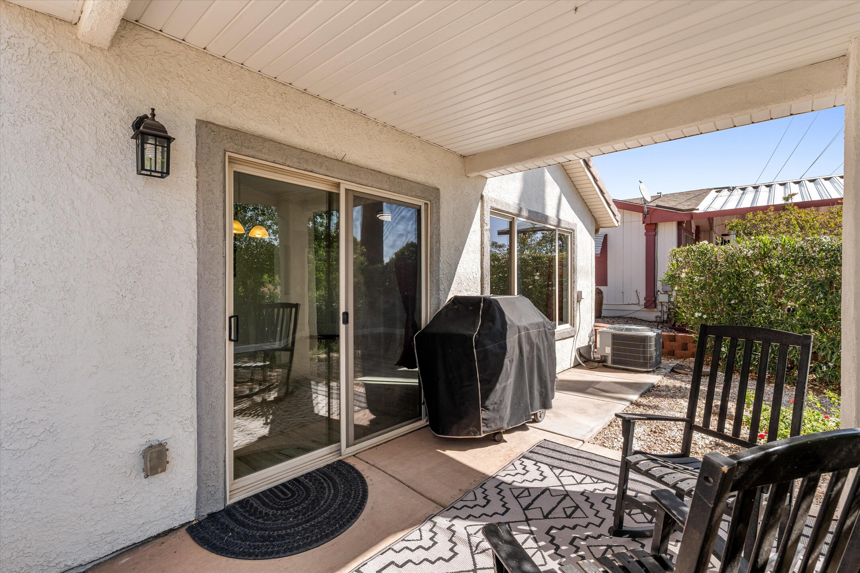 2721 East Riverside Drive, Unit 38 St. George, UT 84790 - Photo 28 of 47 Covered Patio in Backyard