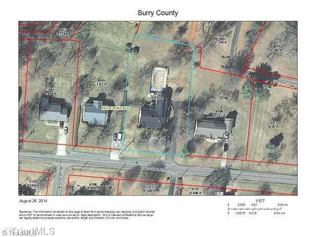 823 Dodson Mill Road Pilot Mountain, NC 27041 - Photo 16 of 16 Aerial View.
