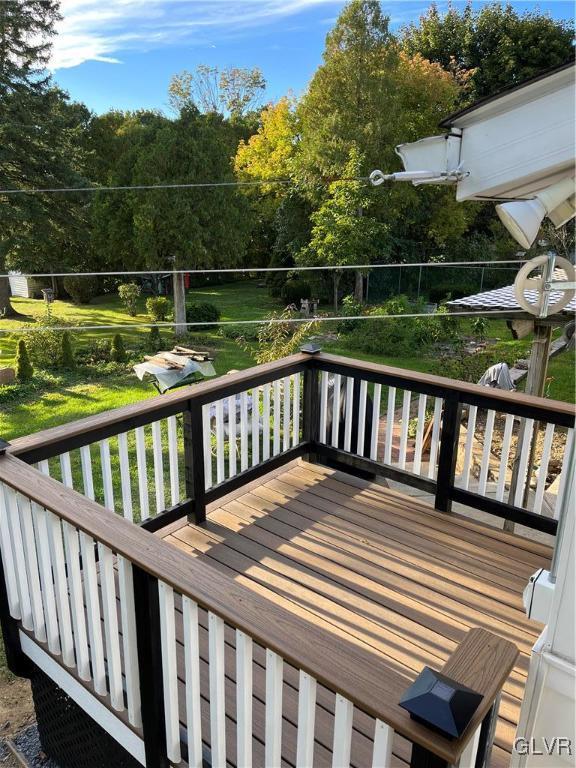 6011 Short Road Nazareth, PA 18064 - Photo 14 of 16 a view of wooden deck